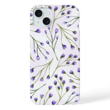 Lavender Blommigt iphone case