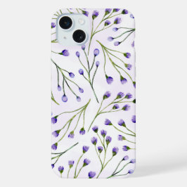 Lavender Blommigt iphone case
