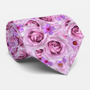 Lavender Blommigt Lila Oversized Flowers Collage Slips