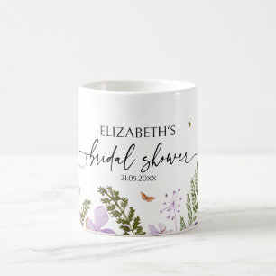 Lavender Blommigt Möhippa Party Gift Mugg