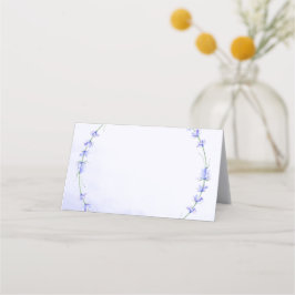 Lavender Blommigt Watercolor Bröllop Placeringskort