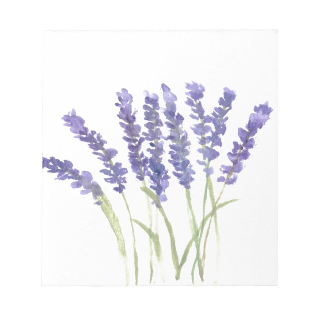 Lavender Blommor Anteckningsblock (Framsida)