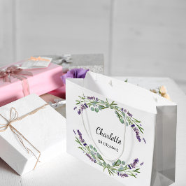 Lavender blommor greenery bridesmaid