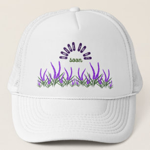 Lavender Blommor Keps