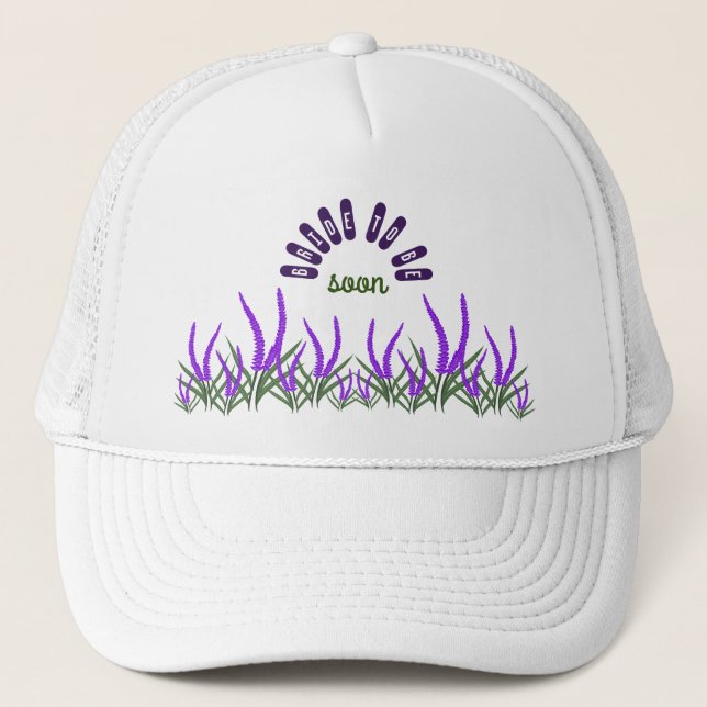 Lavender Blommor Keps (Framsida)