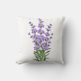 Lavender Blommor Kudde