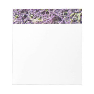 Lavender Blommor mönster Anteckningsblock
