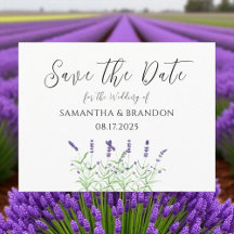 Lavender-blommor Watercolor Lila Blommigt Rustic