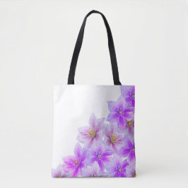 Lavender Bloom Tote Bag - Mjuka Blommigtar för all Tygkasse