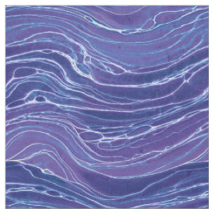 Lavender Blue Abstrakt Vinkarare Mönster Tyg