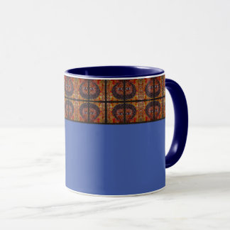 Lavender Blue Accent Ethiopian Art Mugg