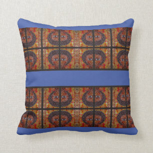 Lavender Blue Accent etiopian Traditional Throw Kudde