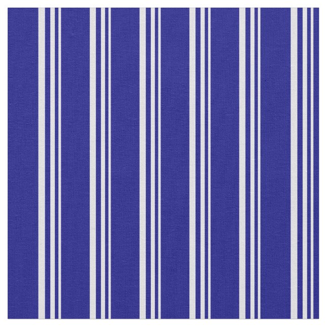 Lavender & Blue Linjer Tyg (Närbild)