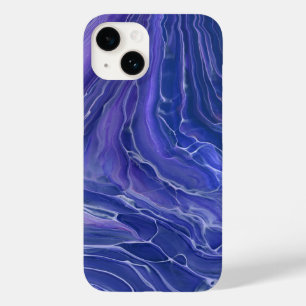 Lavender Blue Marble Acrylic Abstrakt