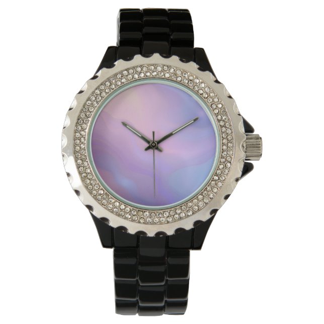 Lavender Blue och Rosa Etheral Wrist Armbandsur (Framsida)