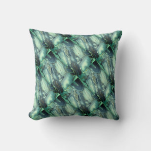 Lavender Blue & Turquoise Abstrakt Decimor Pillow Kudde