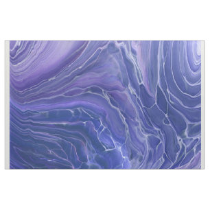 Lavender Blue Väldigt Peri Marble Acrylic Abstrakt Tyg