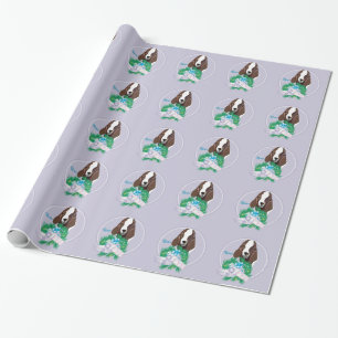 Lavender Boer Goat-julafton Wrapping Presentpapper