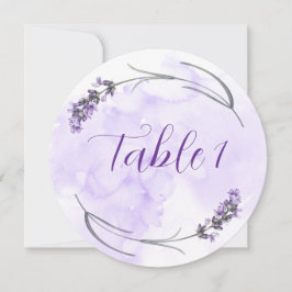 Lavender bord-kort kort