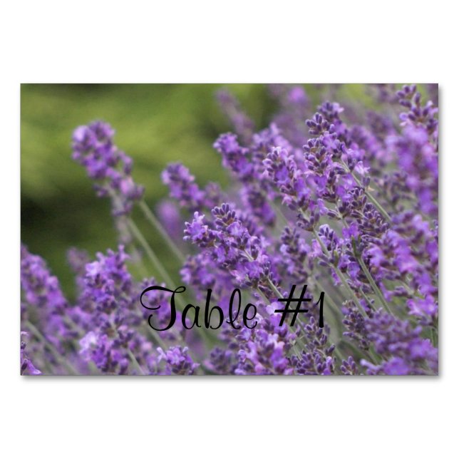 Lavender Bordsnummer (Framsidan)