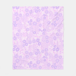 Lavender Botanical II Fleecefilt