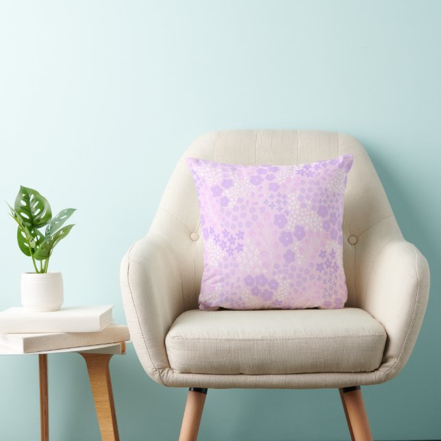 Lavender Botanical Kudde (Stol)