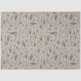 Lavender Botanical Pattern Tissue Paper