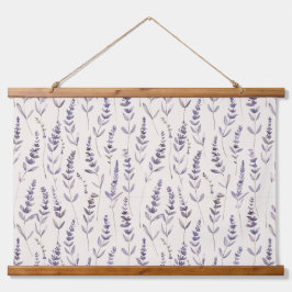Lavender Botanical Wall Tapestry – Vintage Floral 