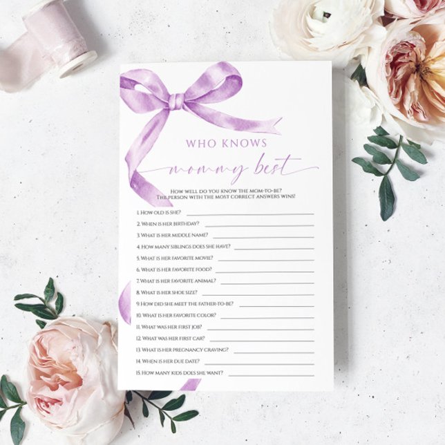 Lavender Bow Vem vet mamma bäst spel (Skapare uppladdad)