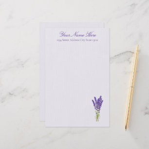 Lavender Brevpapper