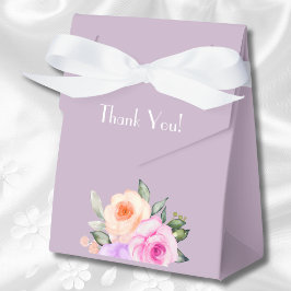 Lavender Bright Peach Rosa ros Möhippa Presentaskar