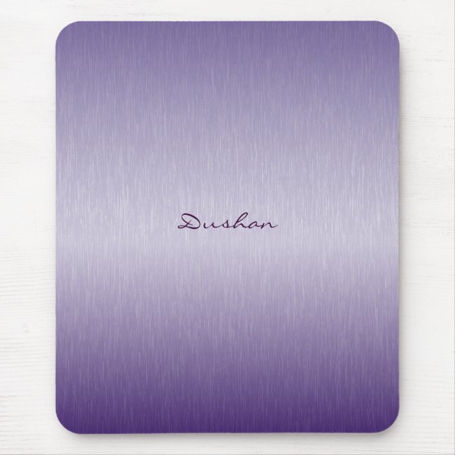 Lavender Brushed Metall Mouse Pad Musmatta (Framsidan)