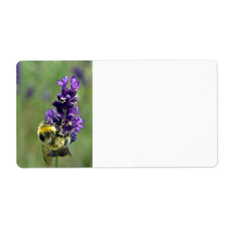 Lavender Bumblebee Watercolor Fraktsedel
