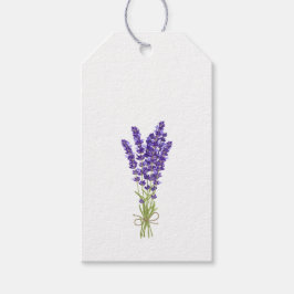Lavender Bunch Gift Märkres Presentetikett
