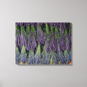 Lavender Bunches på torktacket Canvastryck