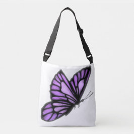 Lavender Butterfly Kor Body Tote Bag Axelväska