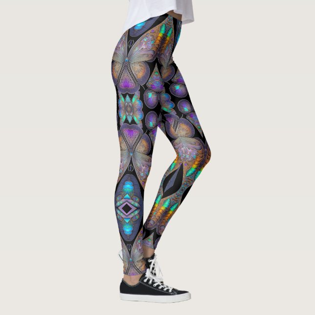 Lavender Butterfly Leggings (Höger)