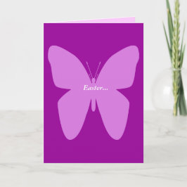 Lavender Butterfly Påsk Card Helgkort