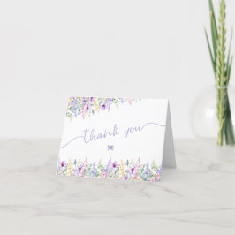 Lavender Butterfly WildblommGarden Brunch Tack Kort
