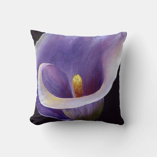 Lavender Calla Lily Kudde (Framsida)