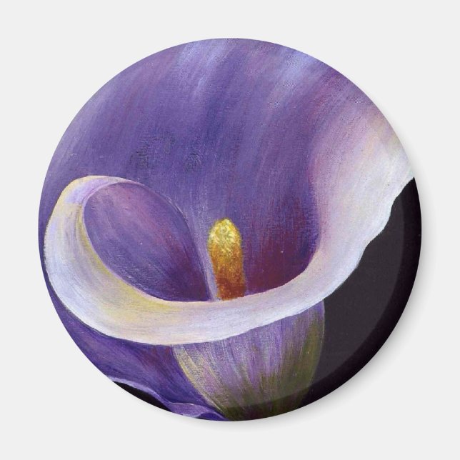 Lavender Calla Lily Magnet (Framsidan)