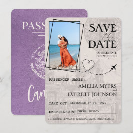 Lavender Cancun Passport Spara datum Datumet