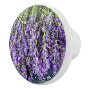 Lavender Ceramic Knob Knopp