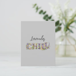 Lavender Chill Vykort