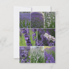 Lavender Collage 2 Anteckningskort