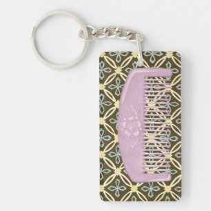 Lavender Comb på Choklad-bakgrund
