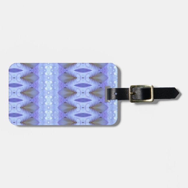 Lavender Crocus 2 Ikat Bagagebricka (Horisontell Framsida)