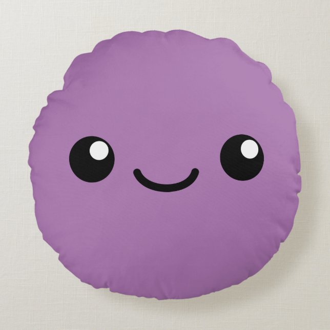 Lavender cutie rund kudde (Framsidan)