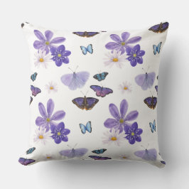 Lavender & Daisy Dance Pillow Kudde