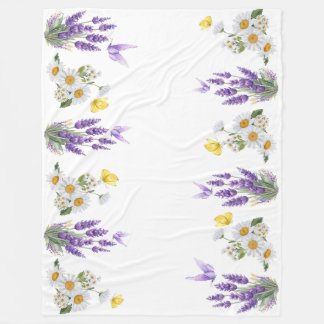 Lavender & Daisy Meadow Fleecefilt